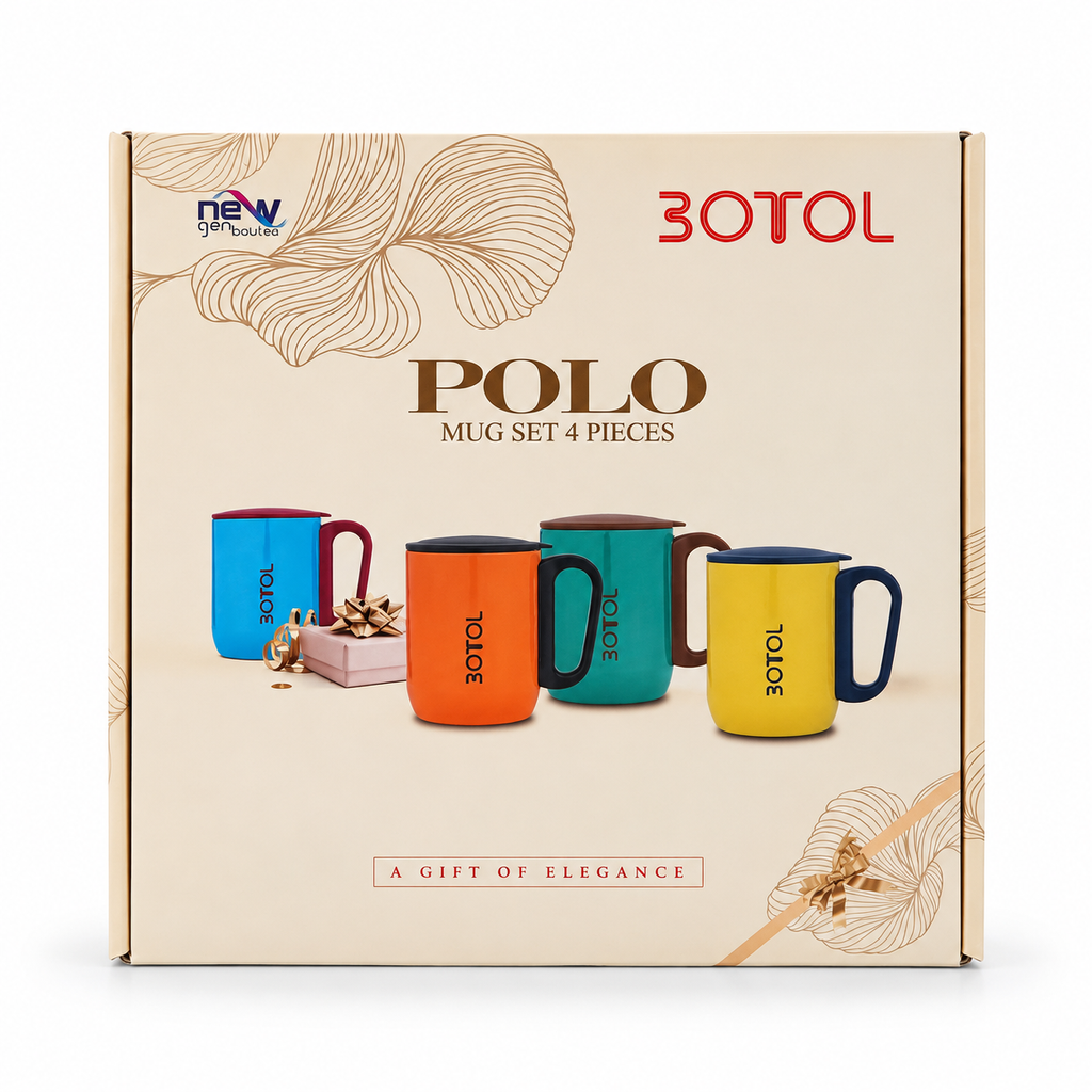 BOTOL - Polo 4-Piece - Mug Gift Set